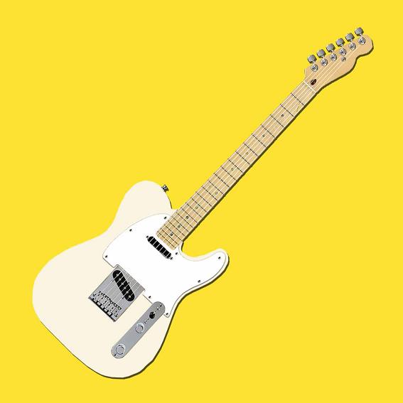 ELEKTRICKÁ KYTARA TC VISION BÍLÁ