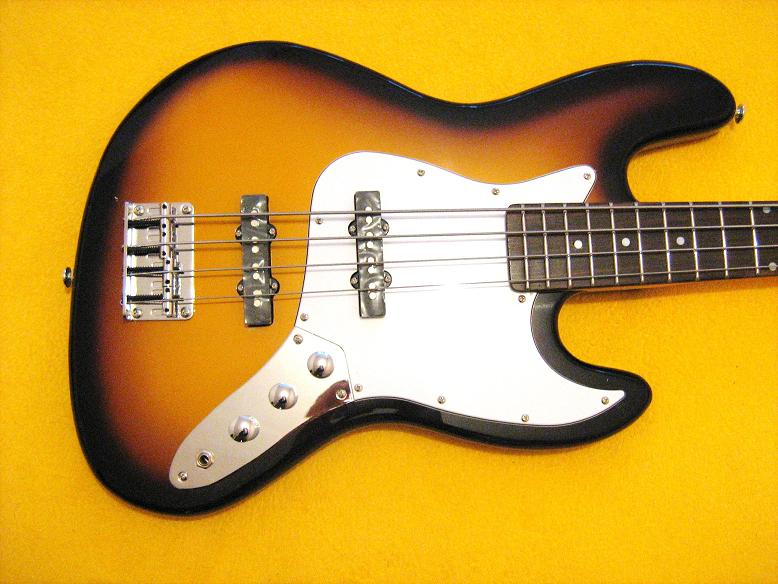ELEKTRICKÁ BASKYTARA VISION J BASS SUNBURST