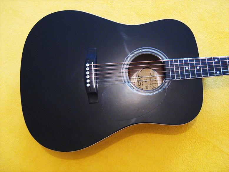 WESTERNOVÁ KYTARA MSA CW170 ČERNÁ