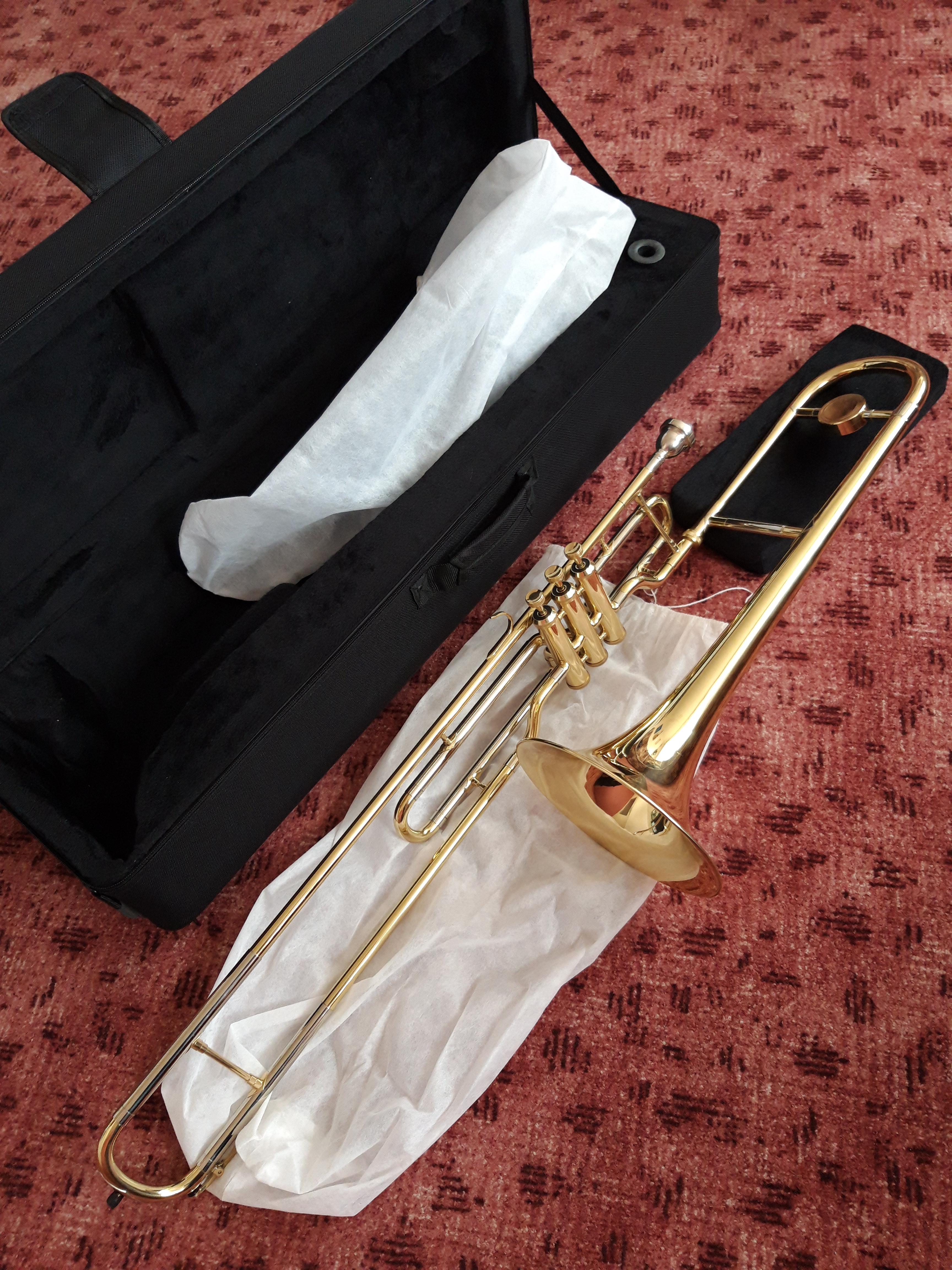 Klapkový Bb Pozoun Trombon CHERRYSTONE