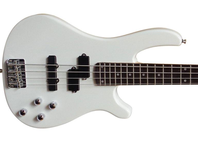 ELEKTRICKÁ BASKYTARA VISION P/ J BASS BÍLÁ