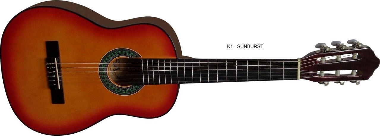 1/4 KLASICKÁ DĚTSKÁ KYTARA SET KVALITNÍ HRATELNÝ NÁSTROJ