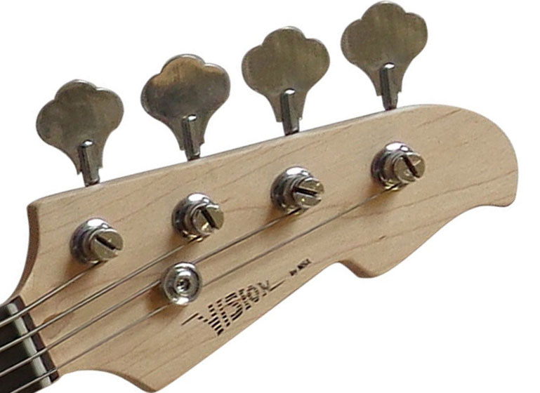 ELEKTRICKÁ BASKYTARA VISION P/ J BASS BÍLÁ