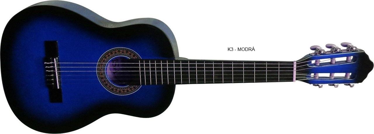 1/4 KLASICKÁ DĚTSKÁ KYTARA SET KVALITNÍ HRATELNÝ NÁSTROJ