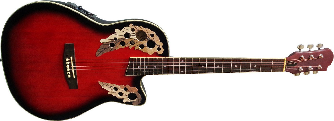 ELEKTROAKUSTICKÁ KYTARA LUXUSNÍ CUTWAY RB