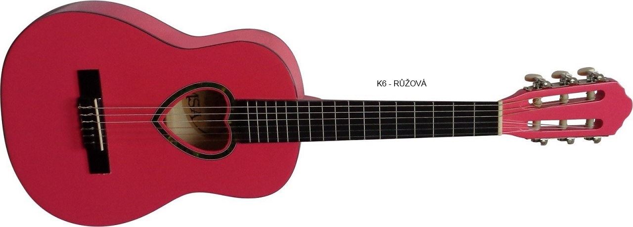1/4 KLASICKÁ DĚTSKÁ KYTARA SET KVALITNÍ HRATELNÝ NÁSTROJ