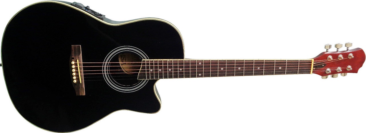 ELEKTROAKUSTICKÁ KYTARA LUXUSNÍ CUTWAY RB