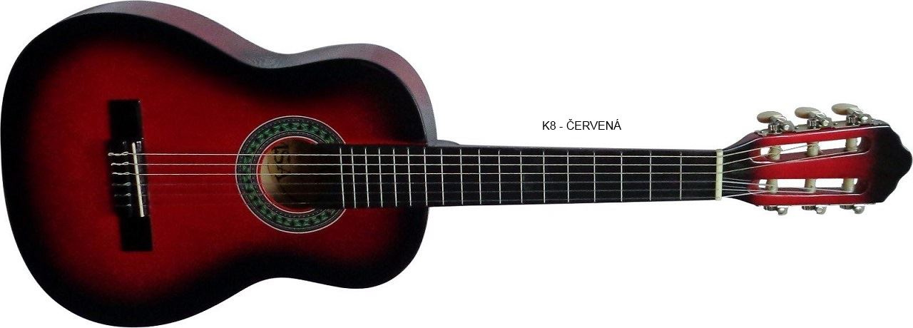 1/4 KLASICKÁ DĚTSKÁ KYTARA SET KVALITNÍ HRATELNÝ NÁSTROJ